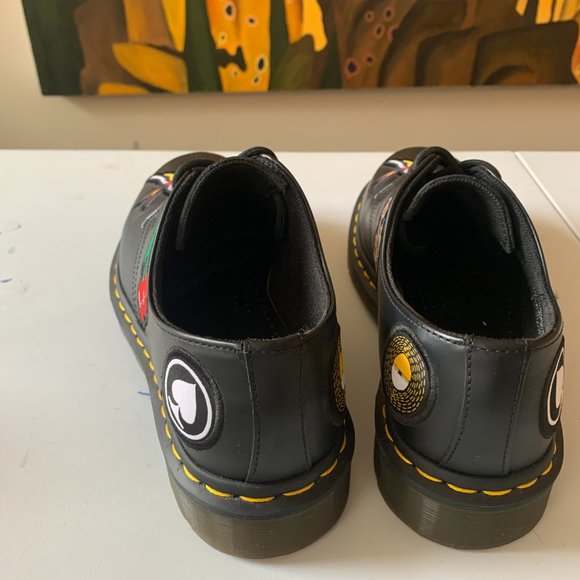 Dr Martens 3 Hole 1461 Patch Black 24435001 Classic Doc - Picture 5 of 5